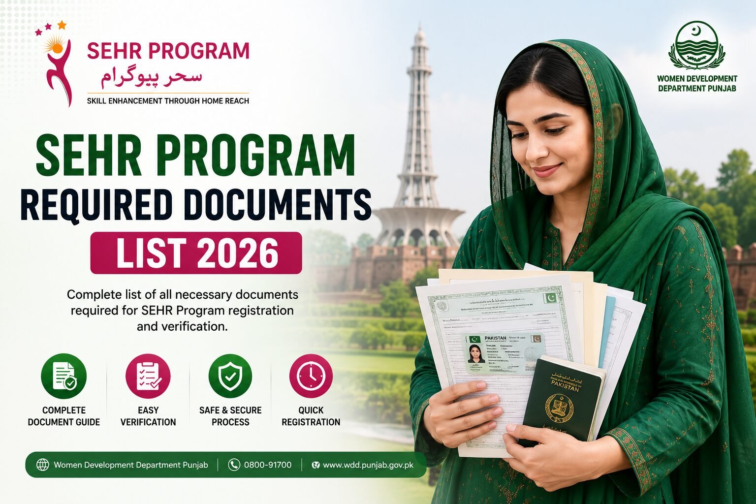 SEHR Program Documents List 2026: Required Papers Checklist